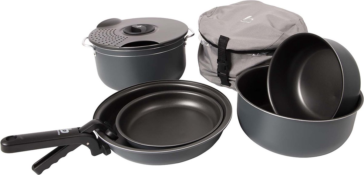 Bo-Camp Pannenset - Camping - 7-Delig - Aluminium