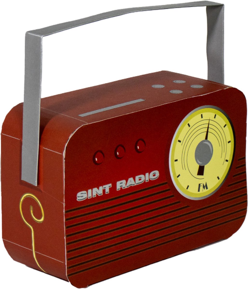 Papieren Retro Radio Surprise - Cadeau van Duurzaam Karton - KarTent