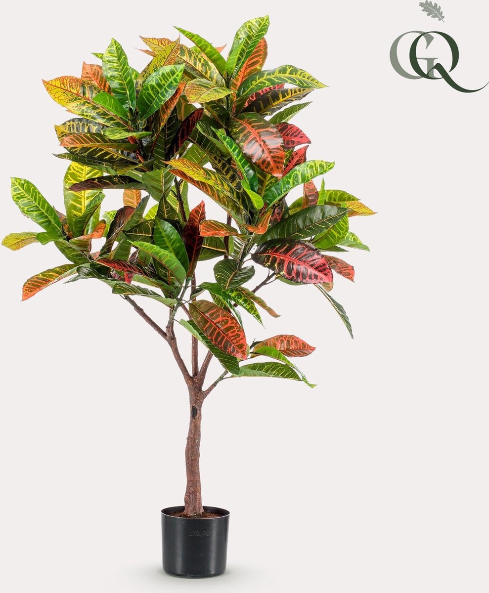 Kunstplant - Croton Codiaeum - Wonderstruik - 120 cm