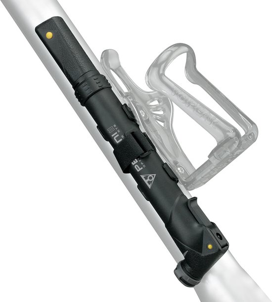 Topeak PEAKINI II, Handluchtpomp, Fiets, Zwart, T-type grip, 6 bar, Kunststof van Topeak — afbeelding 2