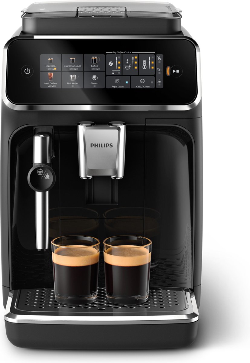 Philips 3300 Series EP3321/40 - Espressomachine - 4 Soorten Koffie + Heet Water - Zwart - + AquaClean Filter