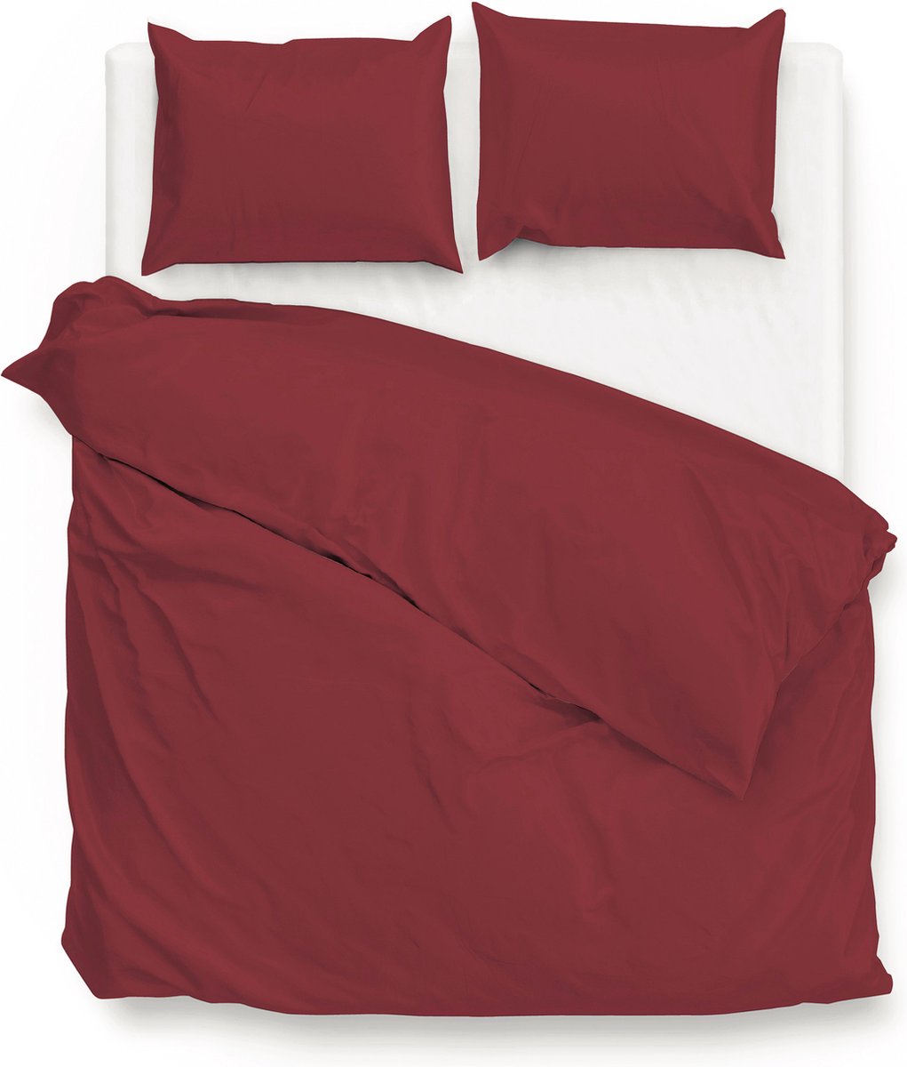 Zohome Zo!Home Satinado - Dekbedovertrek - Spicy Red Rood