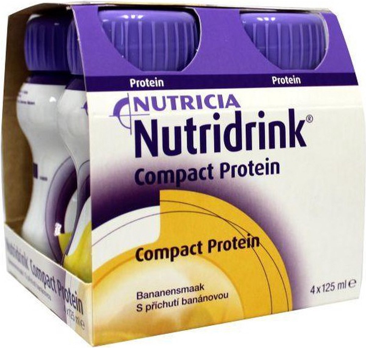Goedkoopste Nutridrink Compact Proteïne Banaan Shake - 4 x 125 ml - Drinkmaaltijd