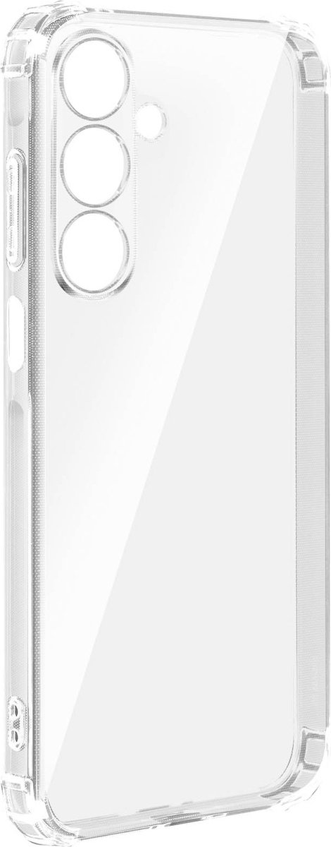 Akashi, Hoes Geschikt voor Samsung A15 Bumpere Silicone hoeken, Transparant