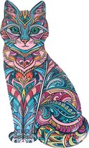 Kat | metaal | paisley-rz | M | 23cm