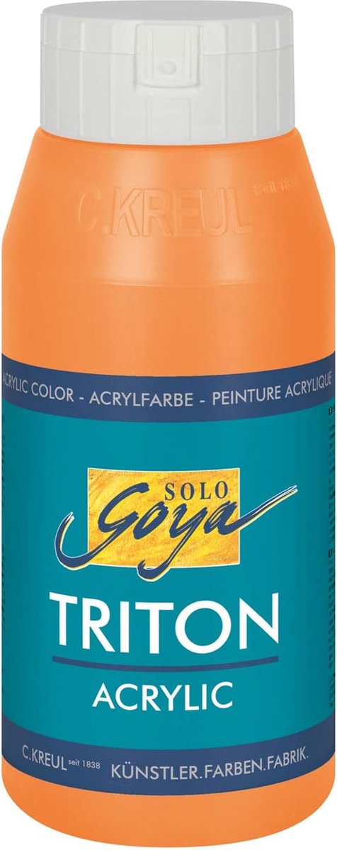 Solo Goya TRITON - Oranje Acrylverf – 750ml