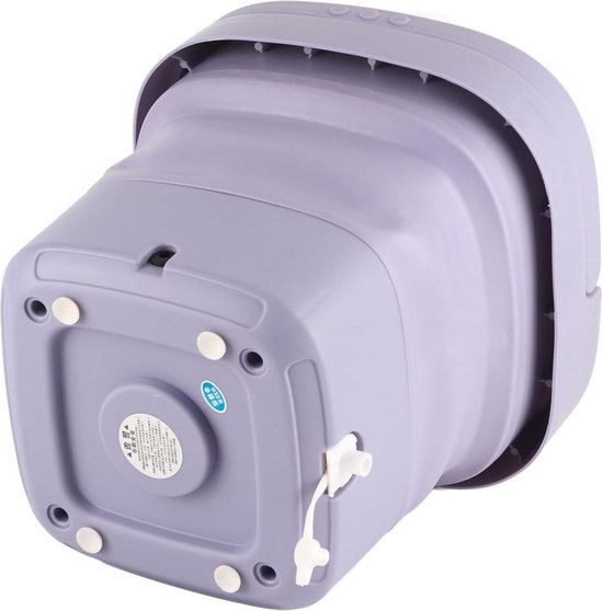 Foto: Opvouwbare wasmachine hoge snelheid 65 liter grote capaciteit zacht centrifugeren paars mini wasmachine