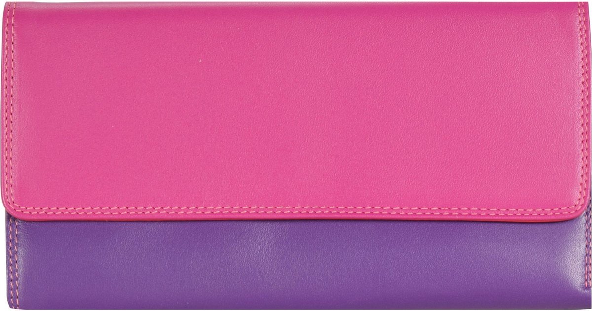 Mywalit Tri-Fold met Outer Zip Purse - damesportemonnee - Sangria Multi