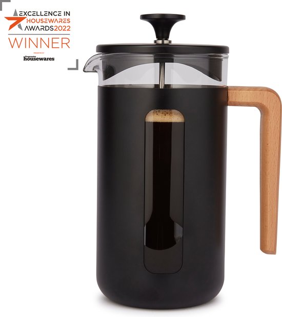 Cafetière, 8 Tasses, Acier Inoxydable, Zwart - La Cafetière | Pise