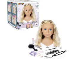 Smoby - My Beauty Blond Styling Head - Kaphoofd - Kapper - Educatief