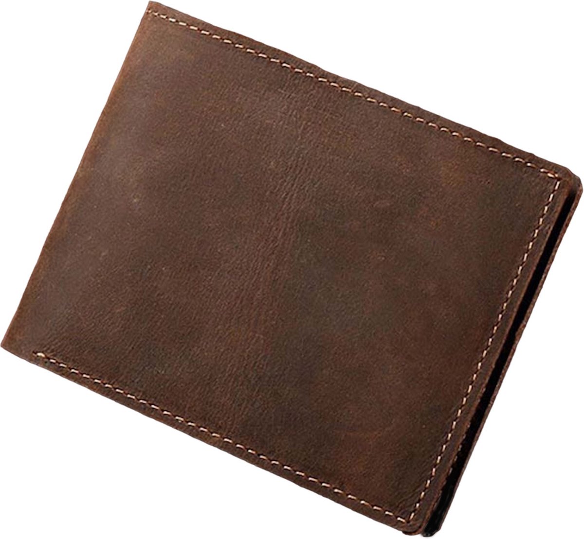 Yucka - Leren portemonnee - Portefeuille - Pasjeshouder - Mannen - Heren - Bruin