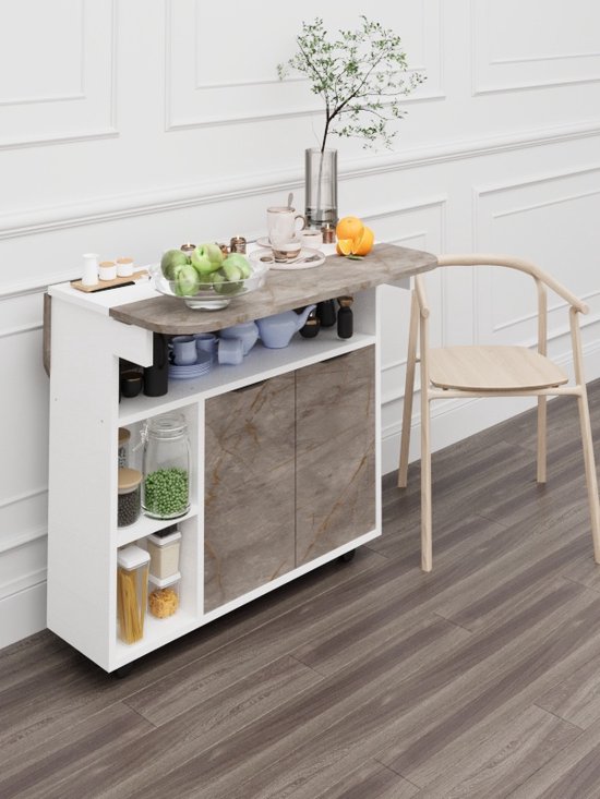 Massief Grenen Tafel 160cm Wit | Tweedekansje | OP=OP - Tafels | Eettafels