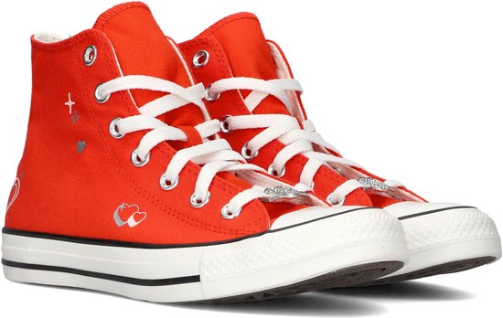 Converse Chuck Taylor All Star Hi Sneakers - Dames - Rood - Maat 37,5 | bol
