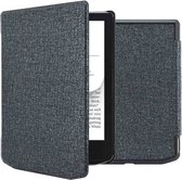 iMoshion Ereader Cover / Case Convient pour Vivlio Light / Pocketbook Verse Pro / Pocketbook Verse / Vivlio Light HD - iMoshion Canvas Sleepcover Bookcase sans support - Zwart / Zwart Glitter