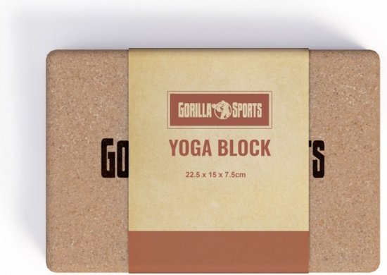 Gorilla Sports Yogablok - Yoga blok - Kurk van Gorilla Sports. — afbeelding 3