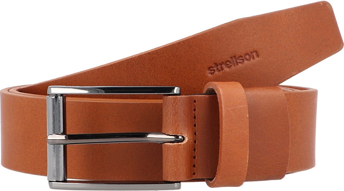 Strellson Riem leer - Jongens - 115 cm - cognac