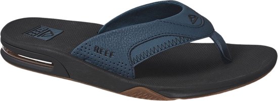Reef Fanning Orion/Black Slippers - Zwart/Bleu Foncé - Taille 44