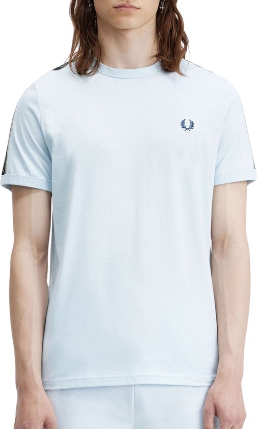 Fred Perry T-shirt à bande contrastée - lightice wrmgrey