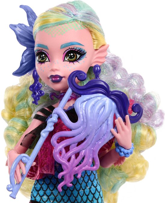 Mattel Monster High Lagoona Blue Monster Ball Feestjurk Pop Roze van Mattel — afbeelding 4