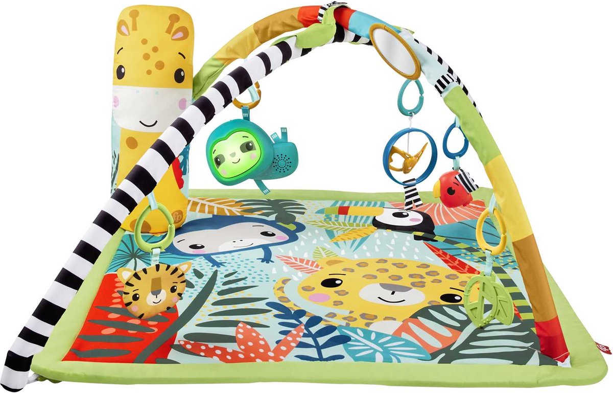 Fisher-Price Baby Gym 3 in 1 Jungle - Baby speelgoed - 0 tot 6 maanden — afbeelding 11