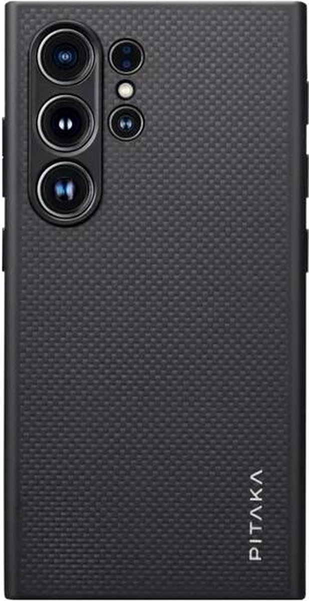 Androidケース PITAKA GALAXY S24 pinbutton case black Pitaka PinButton Case เคส Galaxy S24 Ultra - Black/Grey