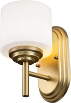 Feiss LED Badkamerarmatuur Malibu | 3W 3000K 300Lm 830 | IP44 | Dimbaar | Brushed Brass