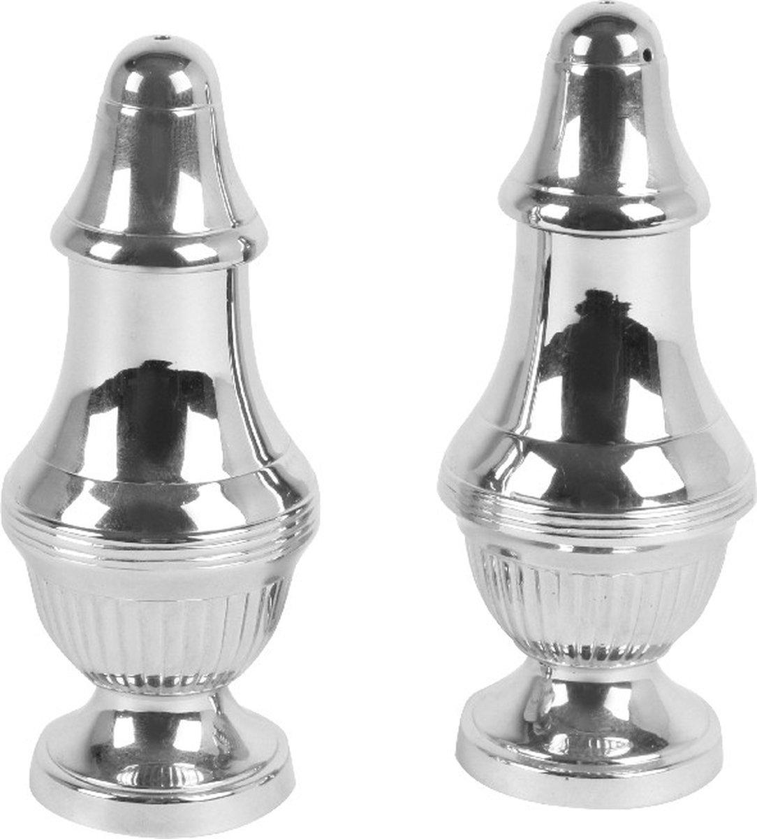 Baroque - Peper- en zoutstel - Tafelgerei Zout & Peper SET koper 10 cm - 10x4x4 - Brass