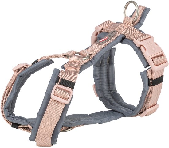 Hondentuigje Trixie Premium Trekking Grafiet Blush M