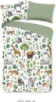 Housse de couette bébé Good Morning Crib "Animaux africains / big five" - Multi - (100x135 cm) - Katoen