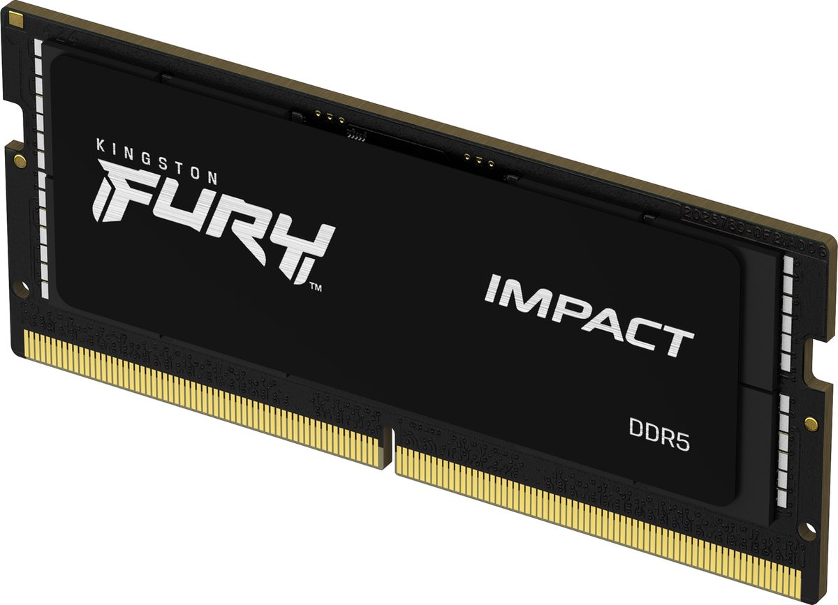 Kingston Fury Impact - Ddr5 - Module - 8 Gb - So Dimm 262-Pin - 4800 Mhz / geheugen - afbeelding 4