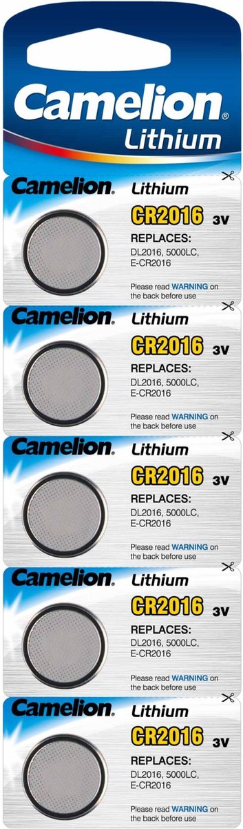 Camelion 13005016 huishoudelijke batterij Wegwerpbatterij CR2016 Lithium