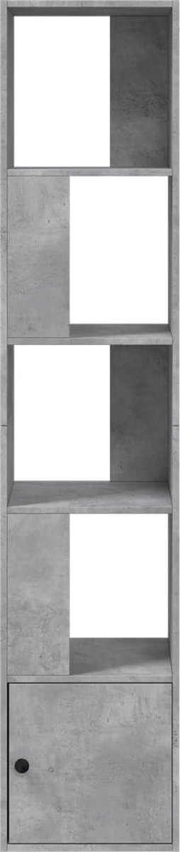VidaXL Boekenkast 40x36x189 cm bewerkt hout betongrijs