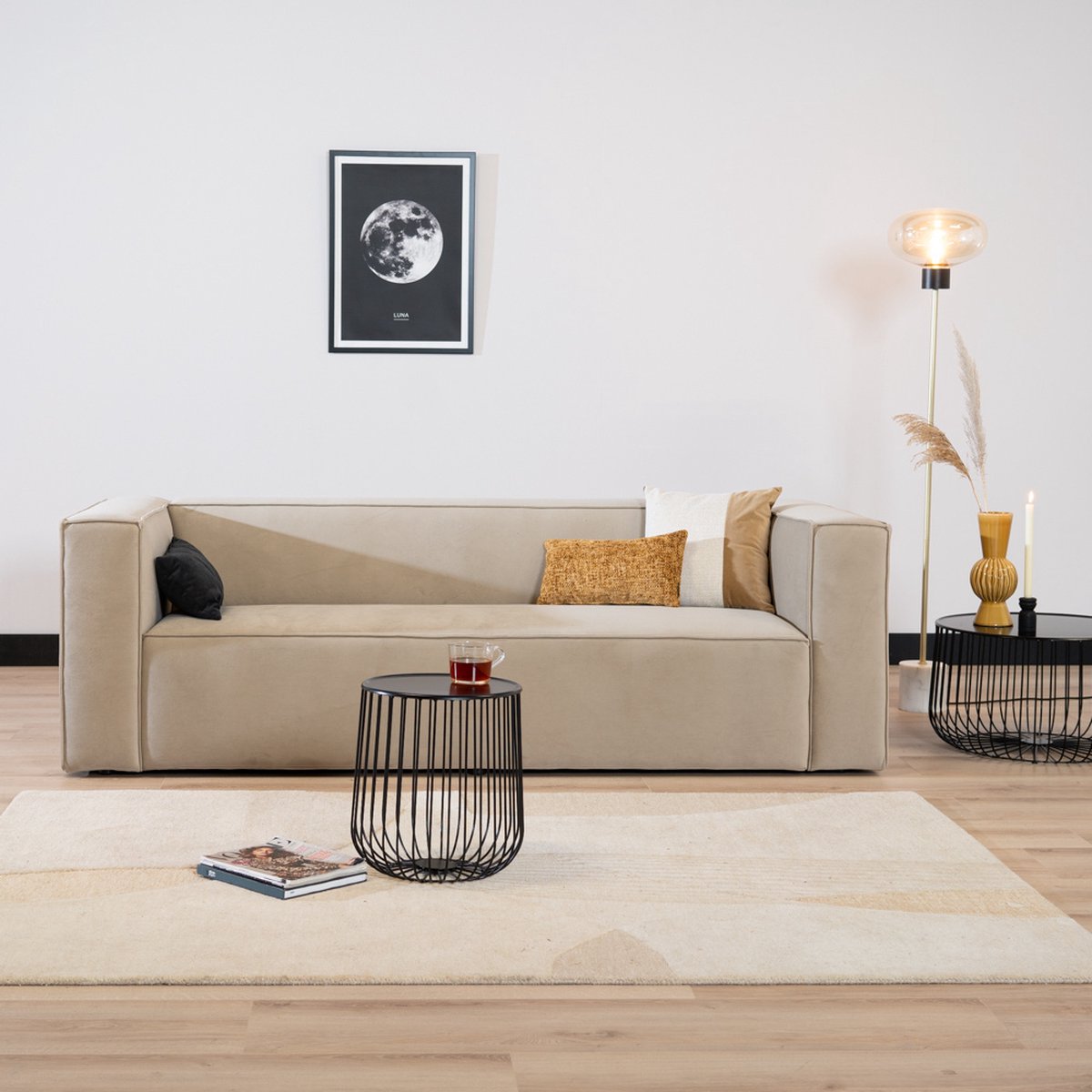 Bronx71® Salontafel Tygo zwart metaal