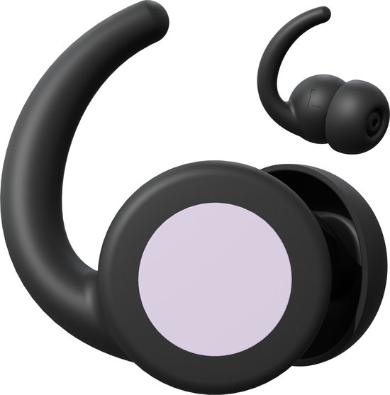 Thone X² ISOLATE oordoppen voor slapen - slaap oordopjes voor zijslapers tegen snurken / prikkels / gevoeligheid voor geluid - sleep plugs in 3 maten S/M/L (35 dB) X2 paars earplugs