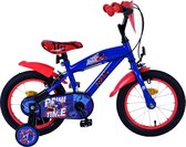 Sonic Prime Kinderfiets - Jongens - 14 inch - Blauw Rood - Twee handremmen