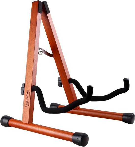 Ortega OWGS-1 Gitaarstandaard Hout Dark Brown