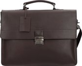 BURKELY Vintage Dean Briefcase Aktetas - 15 inch Laptoptas - Bruin
