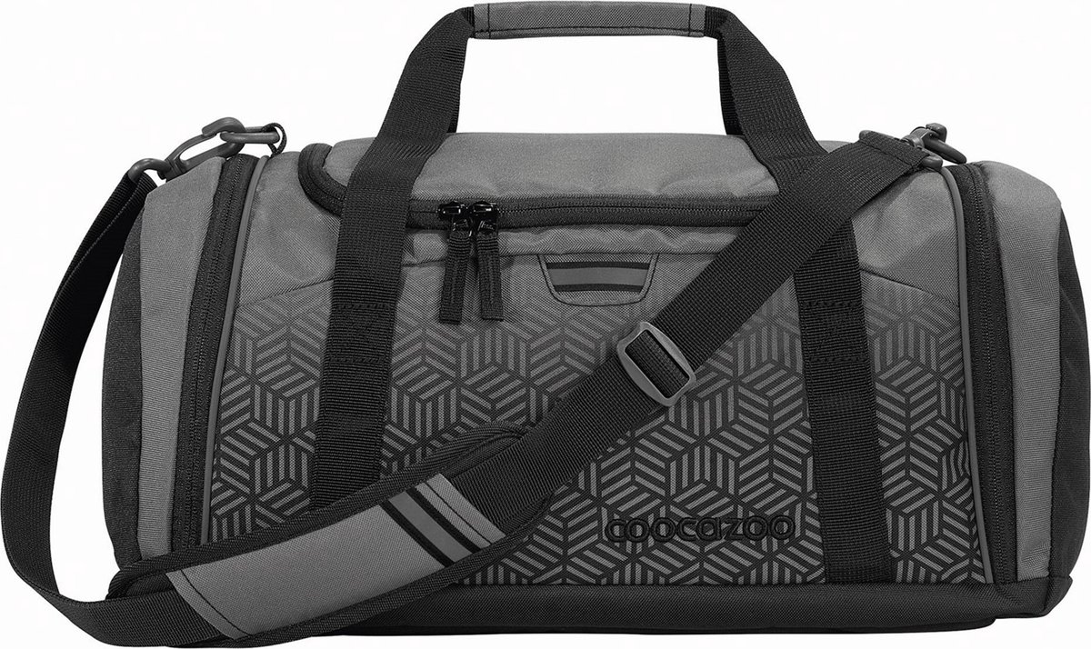 coocazoo Sporttas coocazoo Sports Bag Black Carbon Grijs