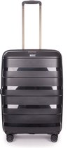 Stratic Straw+ - koffer medium - 66x45x28 cm - 3,7 kg - 65-74 L - spinner - zwart