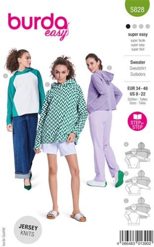Burda patroon 6533 maat 34 t/m 46 Nu met korting. Bestel snel en