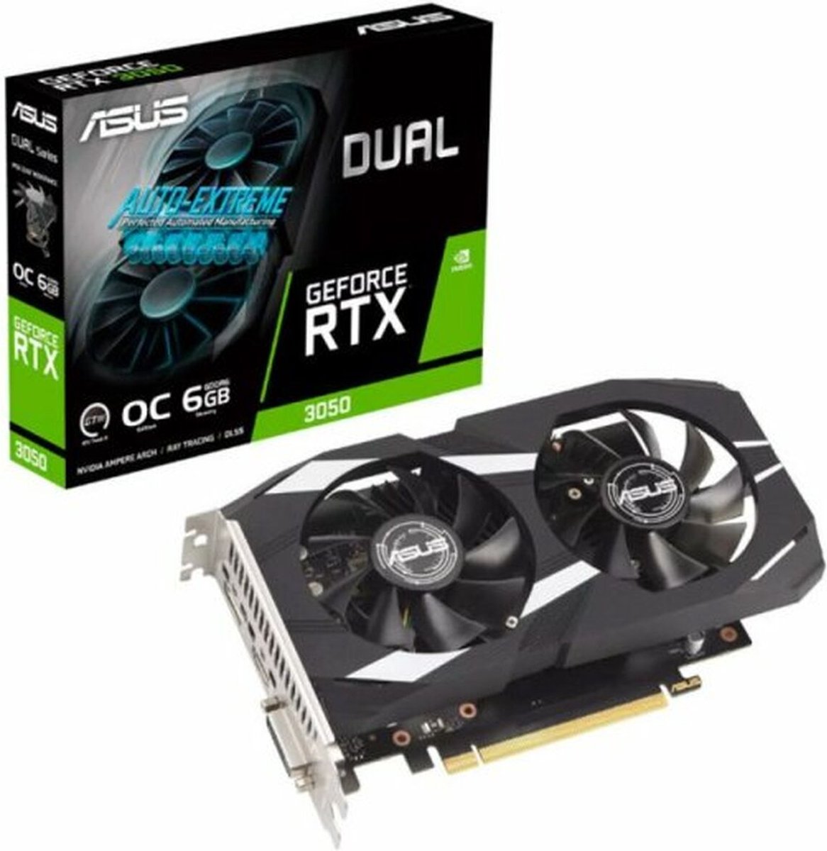 ASUS Dual -RTX3050-O6G NVIDIA GeForce RTX 3050 6 GB GDDR6