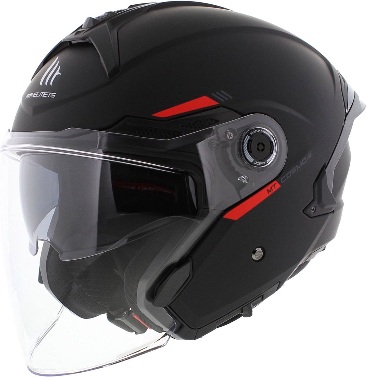 MT Jet Cosmo SV helm mat zwart - Maat XS