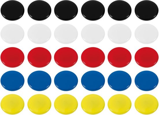 Magneetbord, 20 x 30 cm, met 6 magneten 3 markeerstiften spons, voor kinderen, volwassenen, kan worden gebruikt in kantoor, keuken, school, planningsmemo's, maaltijdplannen, studieplannen