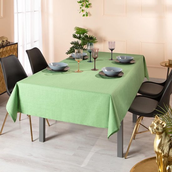 Tafelkleed Voor Buiten Afwasbaar 140 X 140 Cm Groen Tuintafelkleed 