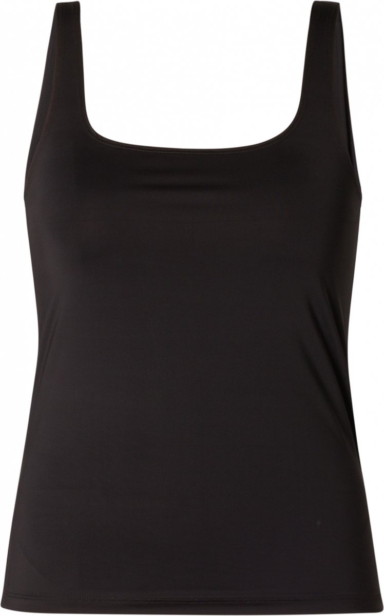 Yanne is een basic top in een polyamide kwaliteit gecombineerd met elastan. Dit is dezelfde kwaliteit als het onderjurkje Yanira. Yanne is verkrijgbaar in white en black. - 0