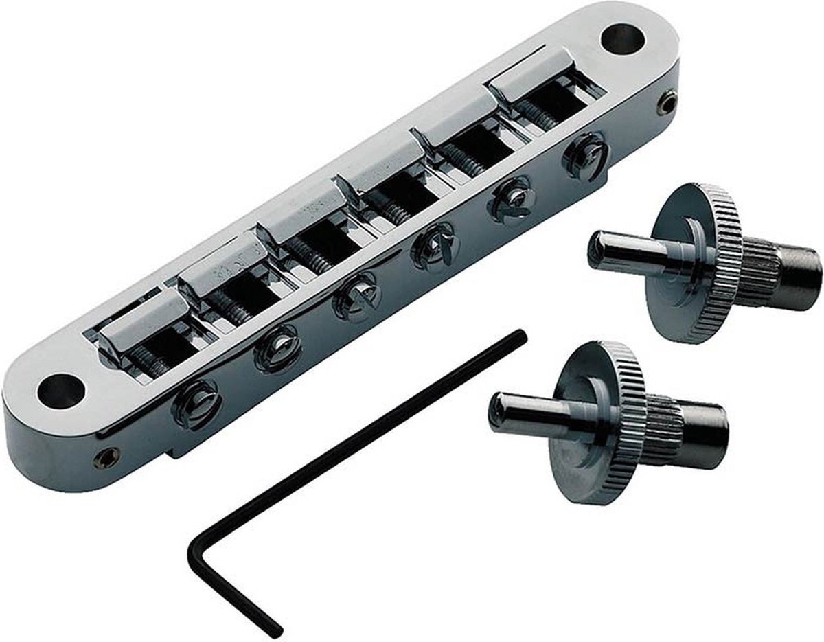 TonePros TP6-CH Tune-O-Matic Brug voor USA Gitaren - Chroom