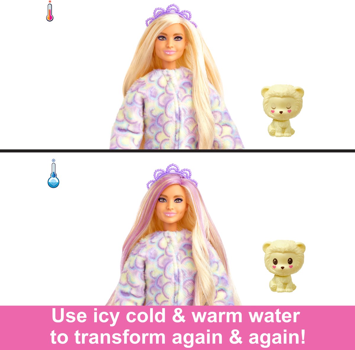 Barbie Cutie Reveal Leeuw - Barbiepop — afbeelding 5