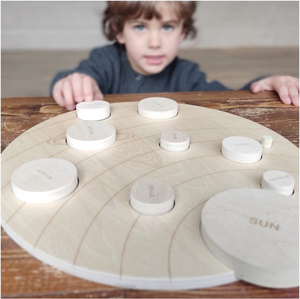 Andreu Toys ANDREU - Zonnestelsel puzzel