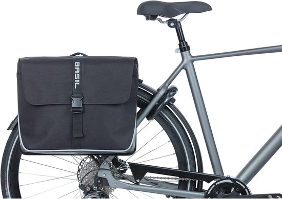 Basil Forte Mik Bagagedragertas - Unisex-Adult - Zwart - 41x15x34cm van Basil — afbeelding 4