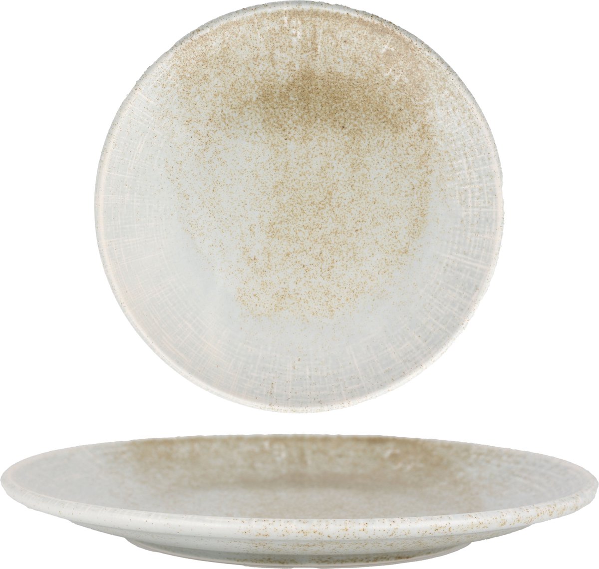 ID Fine Dessertbord - Mellow - Porselein - 21 cm - set van 6